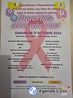 Photo du loto Loto octobre rose