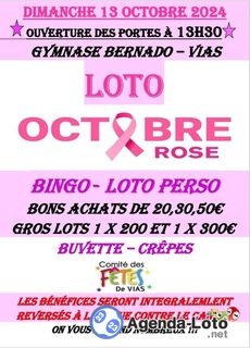 Photo du loto Loto Octobre rose