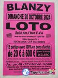 Photo Loto octobre rose organise par l Entraide Humanitaire de bl à Blanzy