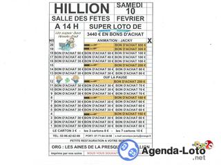 Photo du loto loto org: CLUB DE LA PRESQU ILE animé par jacky