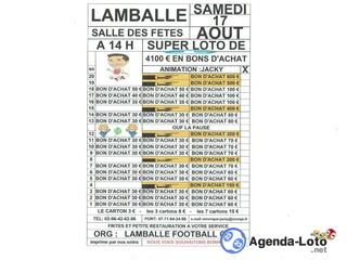 loto org: lamballe football club animé par jacky