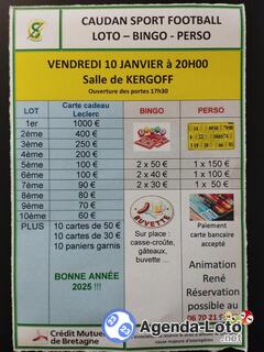 Photo du loto Loto organisé par Caudan Sport Football