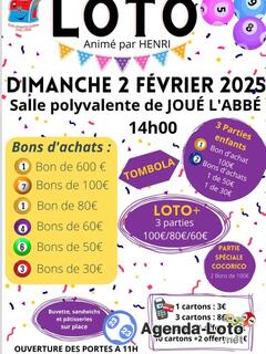 Photo du loto Loto organisé par L'APE de Joué l'abbé .