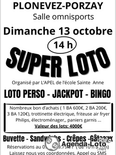 Photo du loto Loto organisé par l’Apel de l’école Sainte-Anne