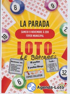 Photo du loto loto organisé par l'association La Parada