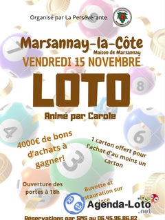 Photo du loto Loto organisé par La Persévérante