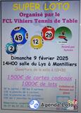 Loto organisé par le FCL tennis de table, animé par Sylvain