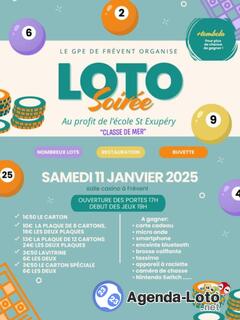 Photo du loto Loto organisé par le GPE pour l'école St Éxupéry