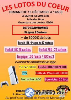 Photo du loto LOTO organisé par les Lotos du coeur