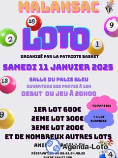 Photo du loto Loto La Patriote Basket