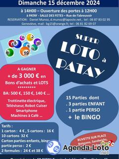 Photo du loto Loto ping st jean - cp patay tennis de table