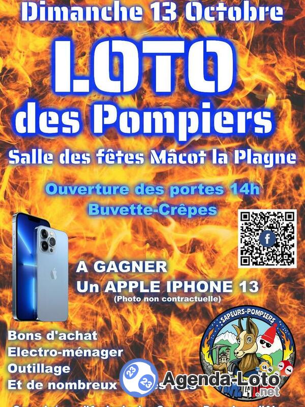 LOTO des Pompiers