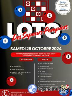 Photo du loto Loto des Pompiers