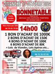 Loto des Pompiers de Bonnétable