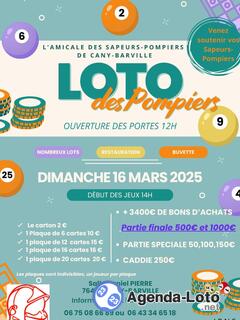 Photo du loto Loto des pompiers de Cany-Barville