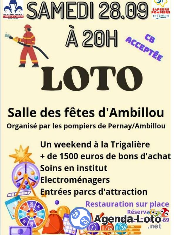 Loto des pompiers de Pernay-Ambillou