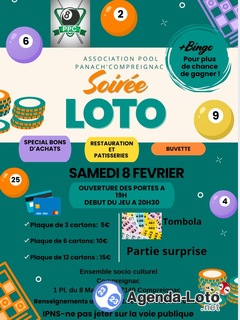 Photo du loto Loto pool panach Compreignac