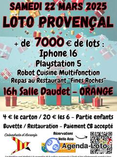 Photo du loto Loto provençal