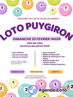 Photo du loto Loto Puygiron