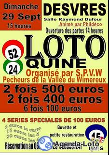 Photo du loto Loto quine