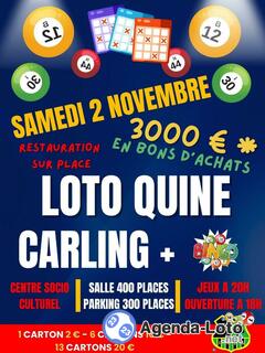 Photo du loto Loto quine FC Carling