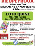 Photo Loto Quine de l'école et du collège privés à Rieupeyroux