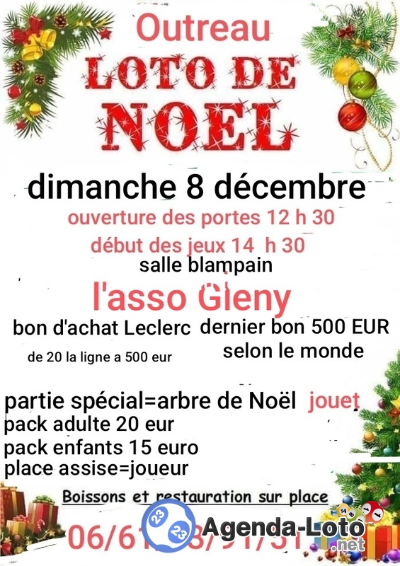 Loto quine spécial Noël