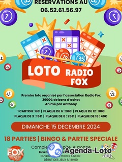 Photo du loto Loto Radio Fox