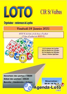 Photo du loto LOTO des randonneurs