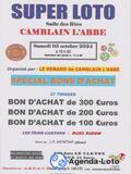 Loto le renard de camblain l'abbe