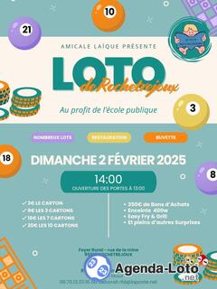 Photo du loto Loto de Rochetrejoux au profit de l'école publique