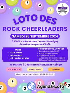 Photo du loto Loto des Rock Cheerleaders