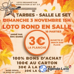 Photo du loto Loto rond en salle set tarbes