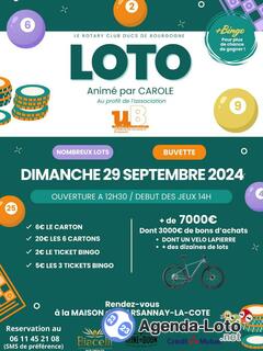 Photo du loto Loto Rotary Ducs de Bourgogne - animé par Carole