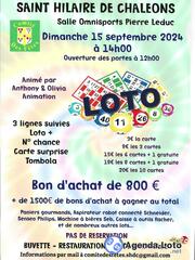 Photo du loto Loto saint-hilaire-de-chaleons