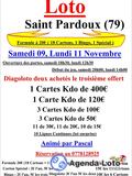 Photo Loto à Saint Pardoux salle des Fêtes à Saint-Pardoux-Soutiers