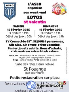 Photo du loto Loto Saint Valentin