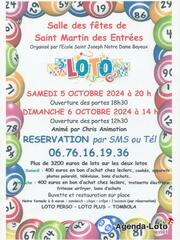 Photo du loto Loto salle des fetes st martin des entrees