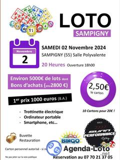 Photo du loto Loto à Sampiny