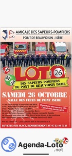 Photo du loto Loto des sapeurs pompier de pont de beauvoisin