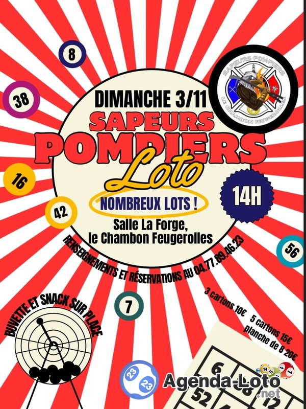 Loto des Sapeurs Pompiers