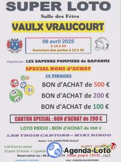 Photo du loto Loto sapeurs pompiers de bapaume