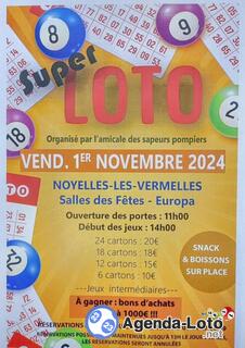 Photo du loto Loto des sapeurs-pompiers de Noyelles