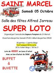 Loto Sapeurs Pompiers Saint-Marcel