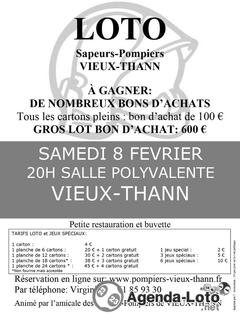 Photo du loto Loto des Sapeurs-Pompiers de Vieux-Thann