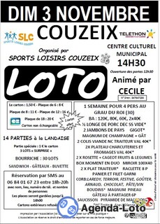 Photo du loto loto slc special telethon anime par cecile