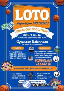 Photo du loto Loto SMS basket Romorantin