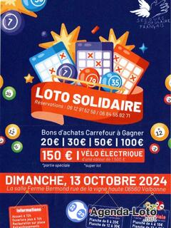 Photo du loto loto Solidaire actions SECOURS POPULAIRE