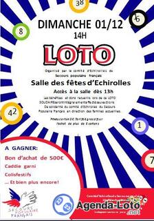 Photo du loto LOTO SOLIDAIRE du comité d'Echirolles du Spf