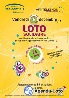 Photo du loto Loto solidaire pour le Téléthon